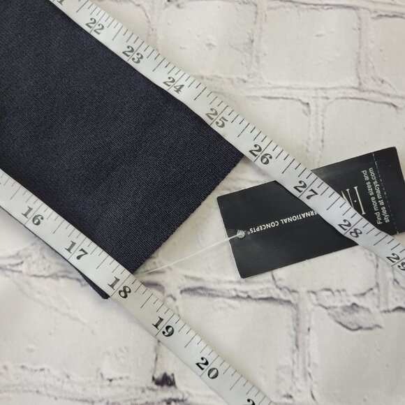 NWT INC International Concept Black boat neck sweater top with mesh detail M - Picture 5 of 11